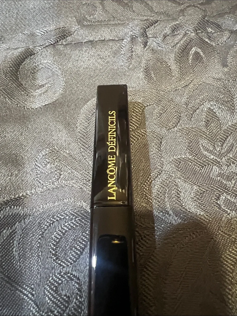 Lancôme Ribbed Velvet Light Pink Makeup Pouch with new mascara samples